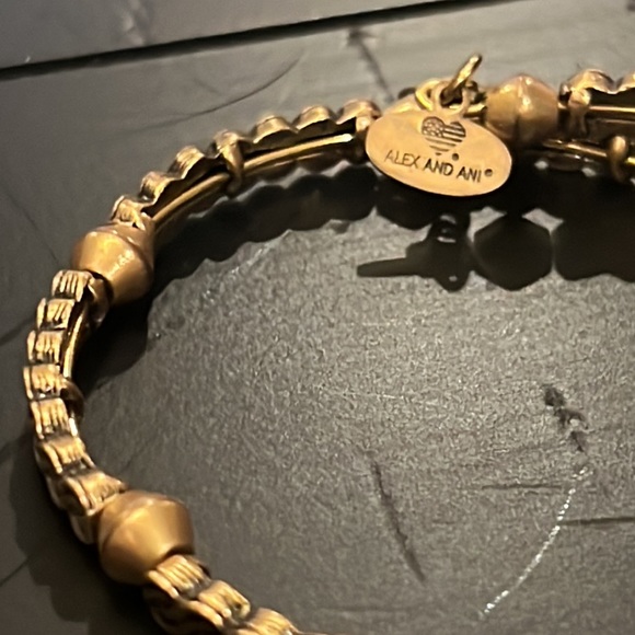 Alex and Ani gold positive energy accent bracelet - Picture 6 of 6